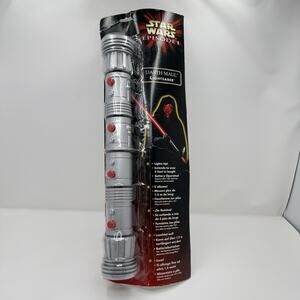 Star Wars Darth Maul Double Blade Lightsaber Rubies 1613 NIB